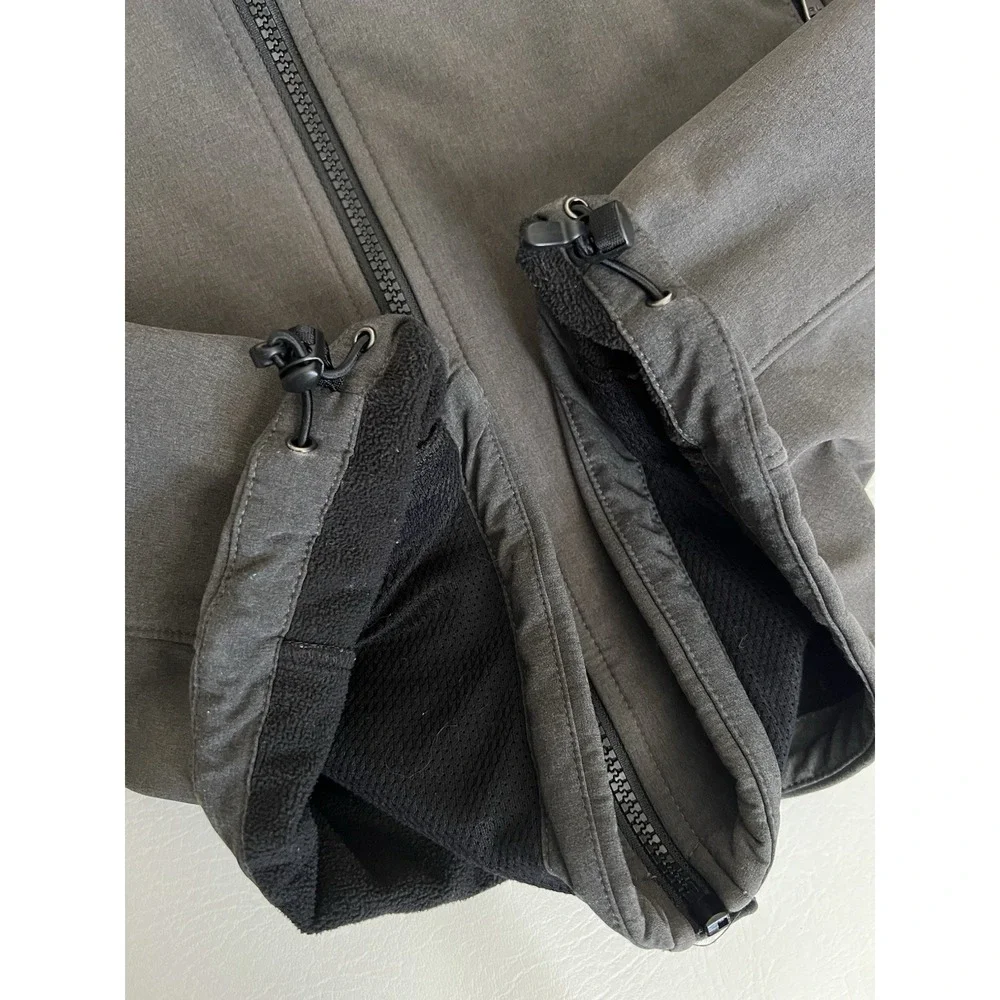 Polo Ralph Lauren Performance Mens Small Softshell Jacket Fleece Lined Grey